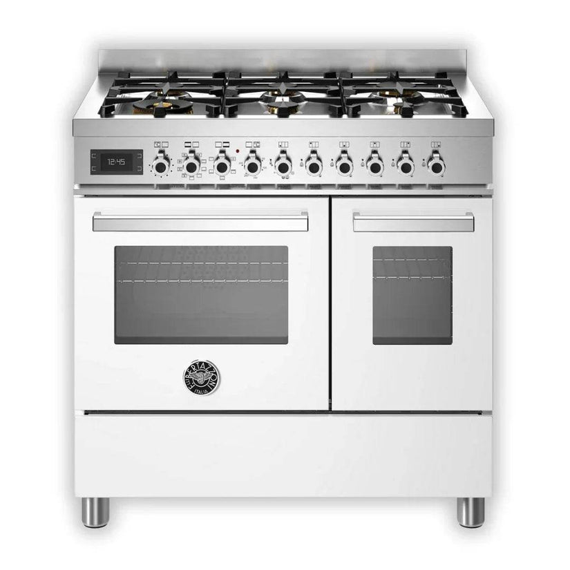 Bertazzoni Professional Series 90cm Dual Fuel Range Cooker with Electric Double Oven - Carvers Interiors - Cookers and Bathroom Showroom Wolverhampton