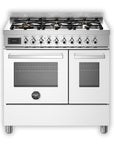 Bertazzoni Professional Series 90cm Dual Fuel Range Cooker with Electric Double Oven - Carvers Interiors - Carvers Interior