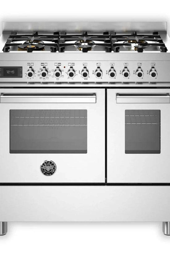 Bertazzoni Professional Series 90cm Dual Fuel Range Cooker with Electric Double Oven - Carvers Interiors - Cookers and Bathroom Showroom Wolverhampton