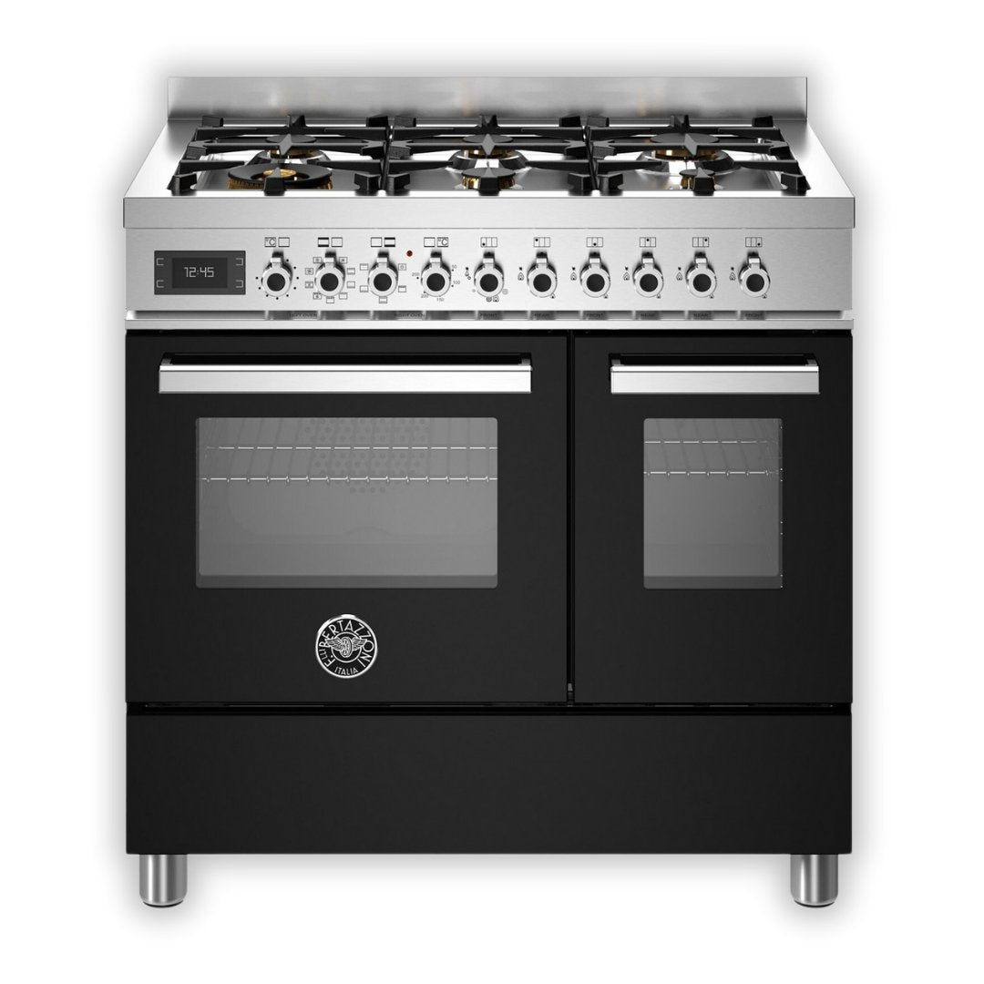 Bertazzoni Professional Series 90cm Dual Fuel Range Cooker with Electric Double Oven - Carvers Interiors - Carvers Interior