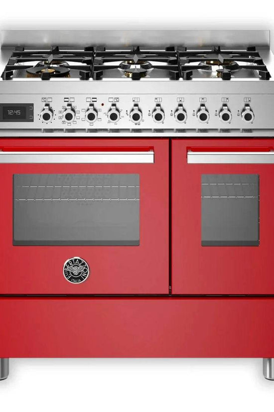 Bertazzoni Professional Series 90cm Dual Fuel Range Cooker with Electric Double Oven - Carvers Interiors - Cookers and Bathroom Showroom Wolverhampton