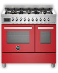 Bertazzoni Professional Series 90cm Dual Fuel Range Cooker with Electric Double Oven - Carvers Interiors - Carvers Interior