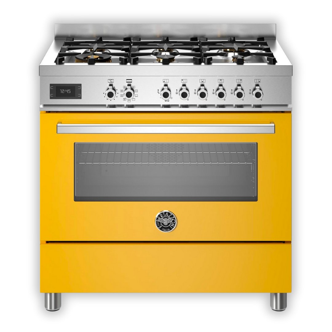 Bertazzoni Professional Series 90cm Dual Fuel Range Cooker with Electric Oven - Carvers Interiors - Carvers Interior