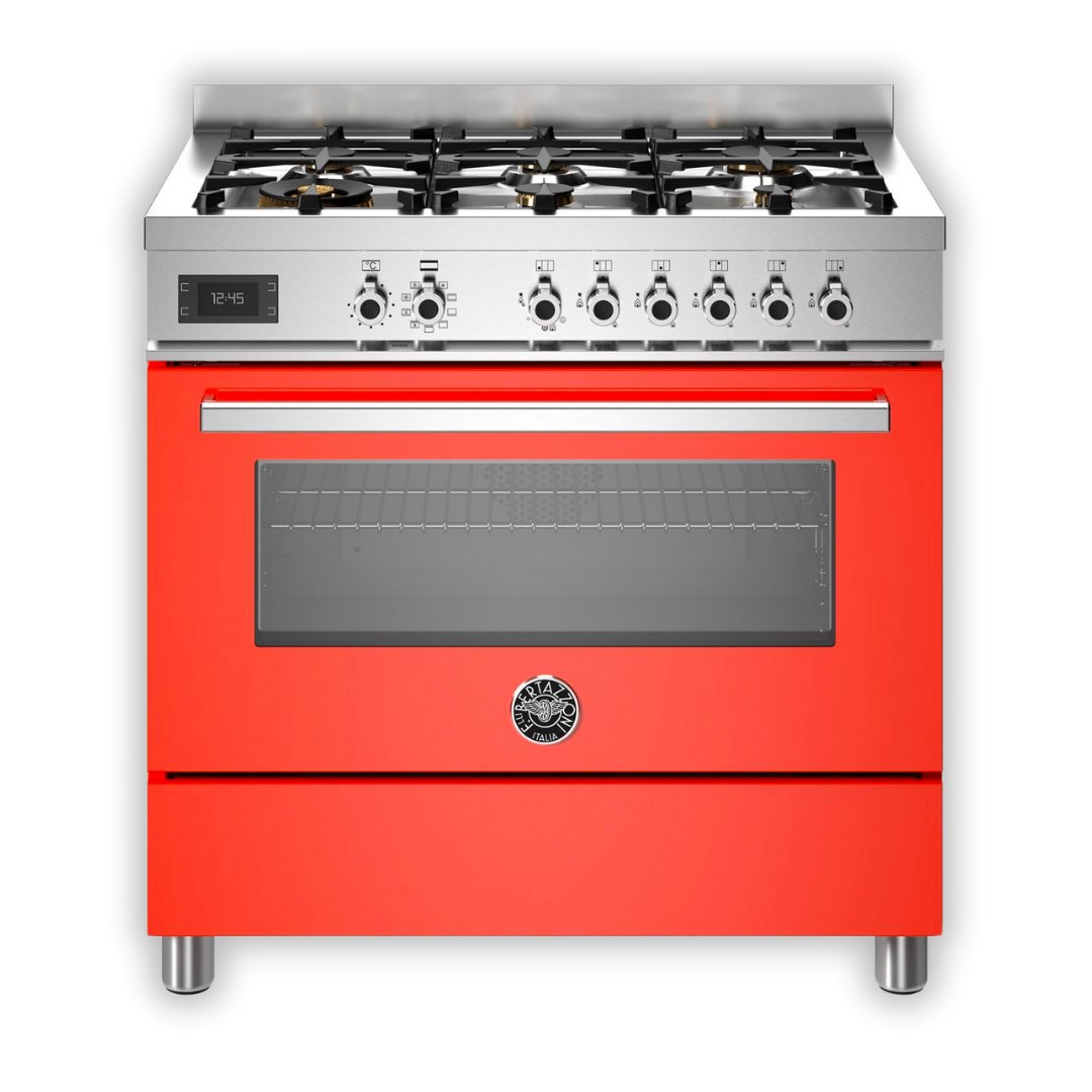 Bertazzoni Professional Series 90cm Dual Fuel Range Cooker with Electric Oven - Carvers Interiors - Carvers Interior