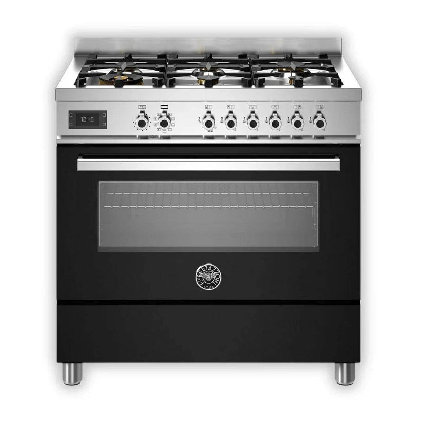 Bertazzoni Professional Series 90cm Dual Fuel Range Cooker with Electric Oven - Carvers Interiors - Cookers and Bathroom Showroom Wolverhampton