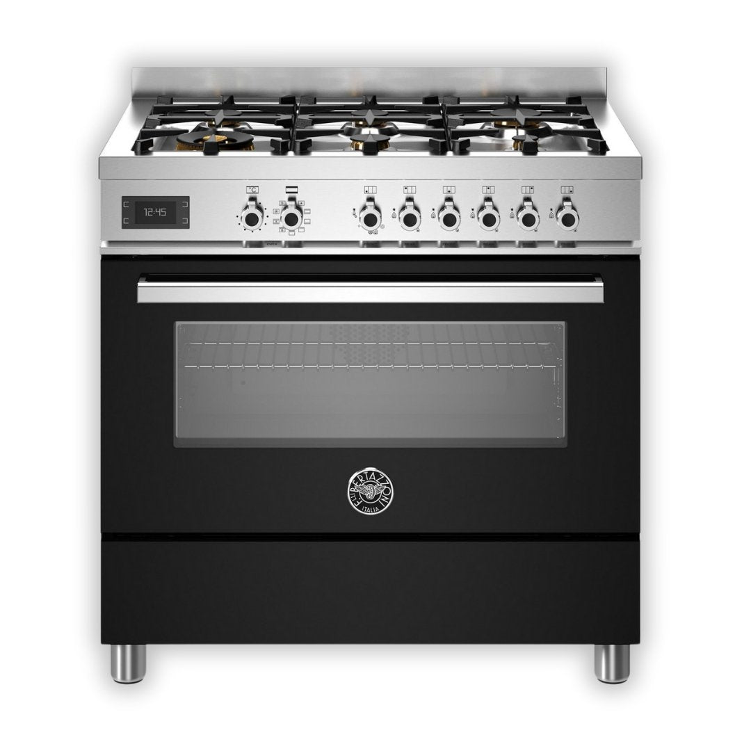 Bertazzoni Professional Series 90cm Dual Fuel Range Cooker with Electric Oven - Carvers Interiors - Carvers Interior