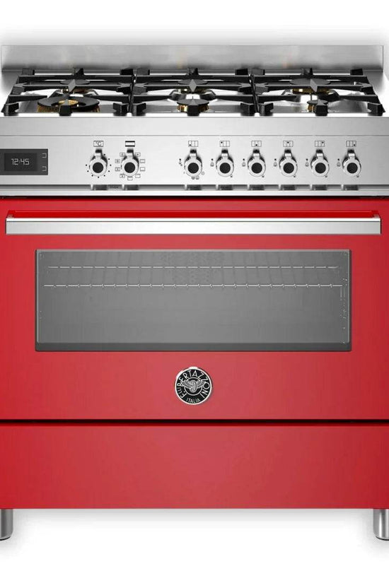 Bertazzoni Professional Series 90cm Dual Fuel Range Cooker with Electric Oven - Carvers Interiors - Cookers and Bathroom Showroom Wolverhampton