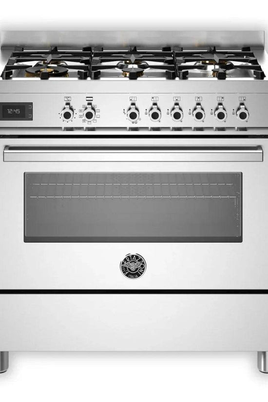 Bertazzoni Professional Series 90cm Dual Fuel Range Cooker with Electric Oven - Carvers Interiors - Cookers and Bathroom Showroom Wolverhampton