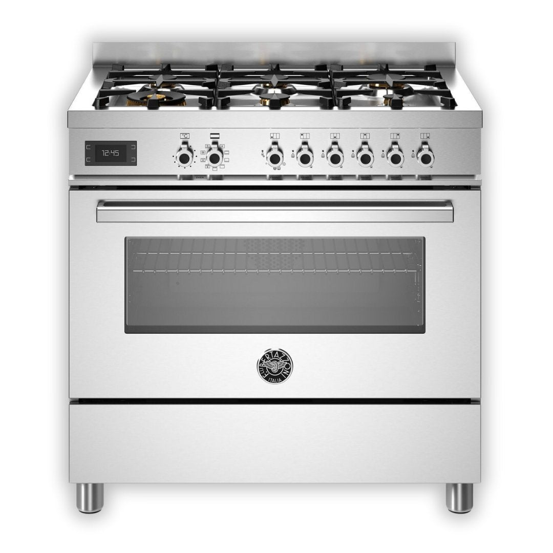 Bertazzoni Professional Series 90cm Dual Fuel Range Cooker with Electric Oven - Carvers Interiors - Carvers Interior