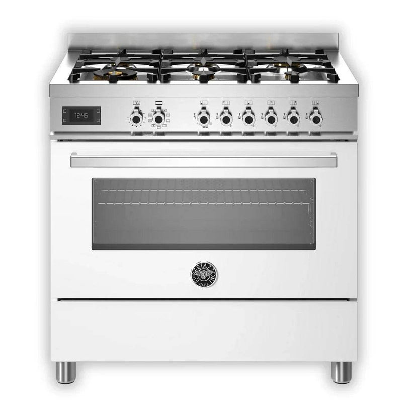 Bertazzoni Professional Series 90cm Dual Fuel Range Cooker with Electric Oven - Carvers Interiors - Cookers and Bathroom Showroom Wolverhampton