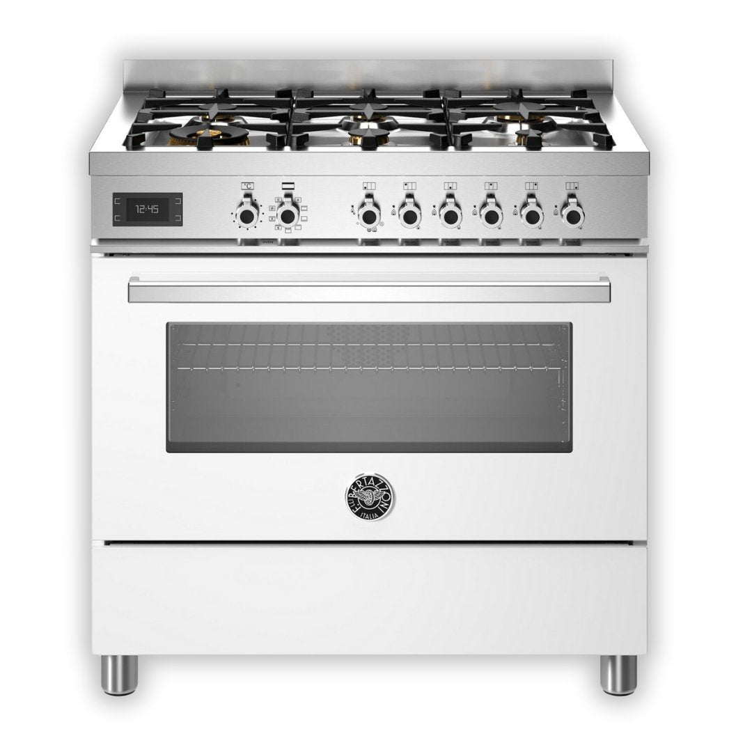 Bertazzoni Professional Series 90cm Dual Fuel Range Cooker with Electric Oven - Carvers Interiors - Carvers Interior