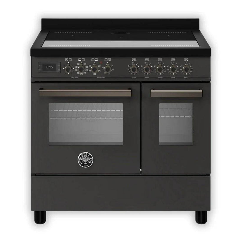 Bertazzoni Professional Series 90cm Induction Range Cooker with Electric Double Oven - Carvers Interiors - Cookers and Bathroom Showroom Wolverhampton
