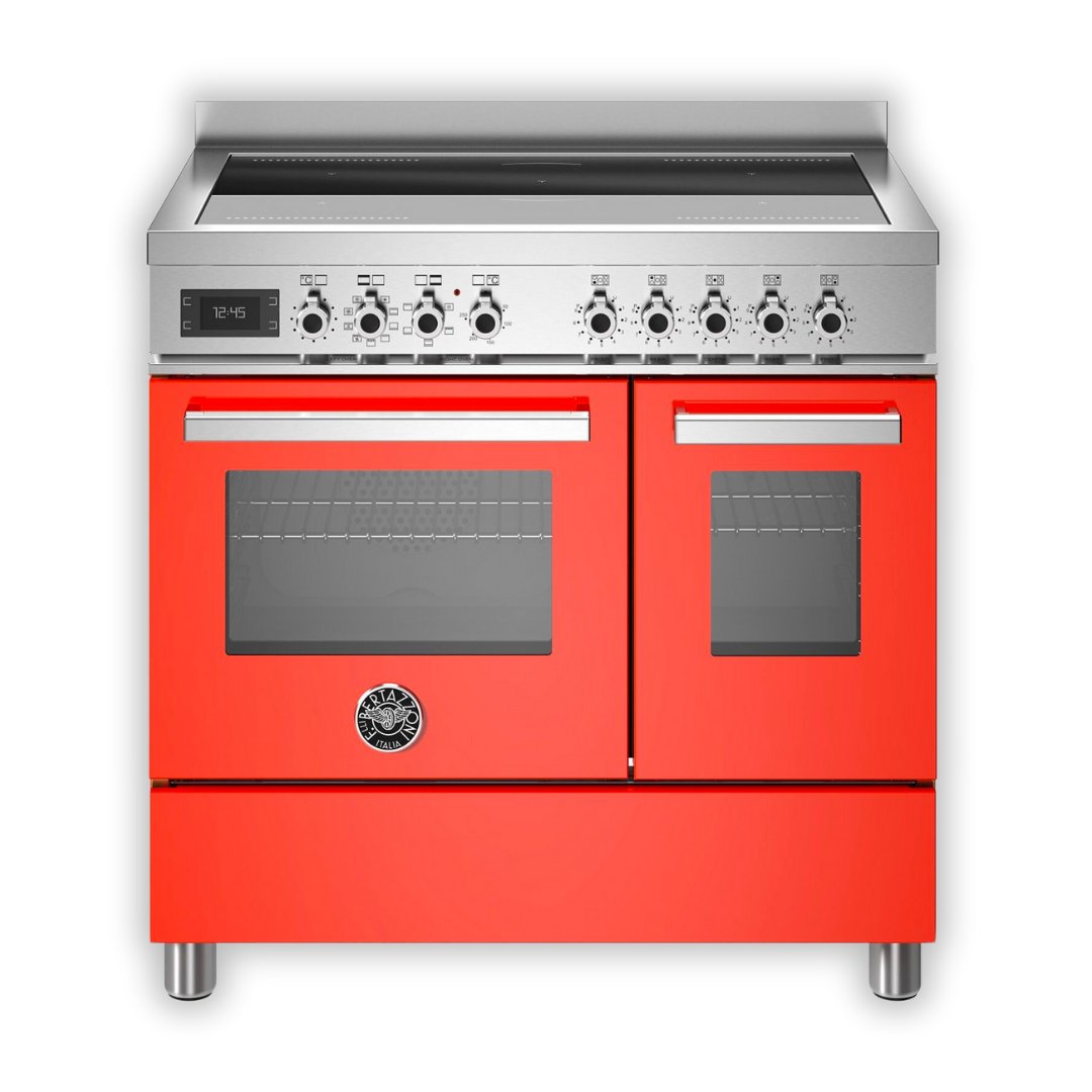 Bertazzoni Professional Series 90cm Induction Range Cooker with Electric Double Oven - Carvers Interiors - Carvers Interior