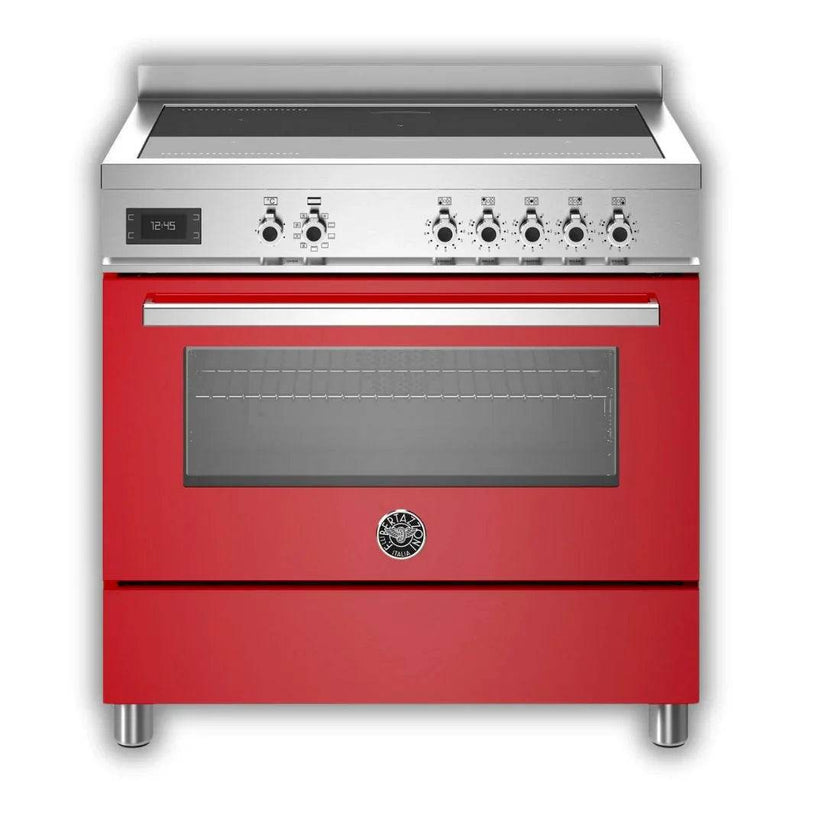 Bertazzoni Professional Series 90cm Induction Range Cooker with Electric Oven - Carvers Interiors - Cookers and Bathroom Showroom Wolverhampton