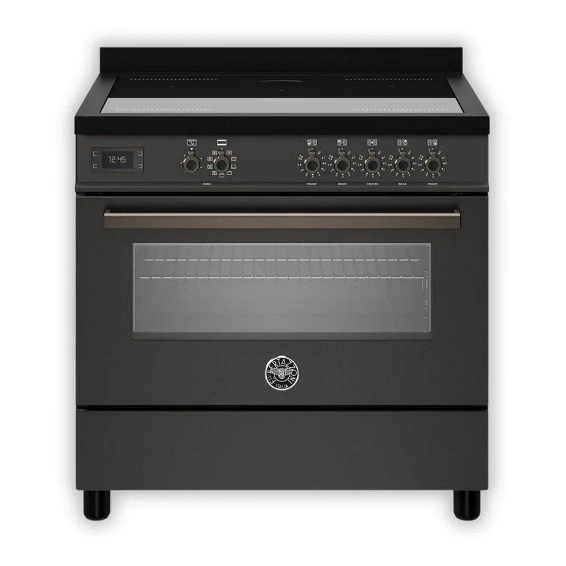 Bertazzoni Professional Series 90cm Induction Range Cooker with Electric Oven - Carvers Interiors - Cookers and Bathroom Showroom Wolverhampton
