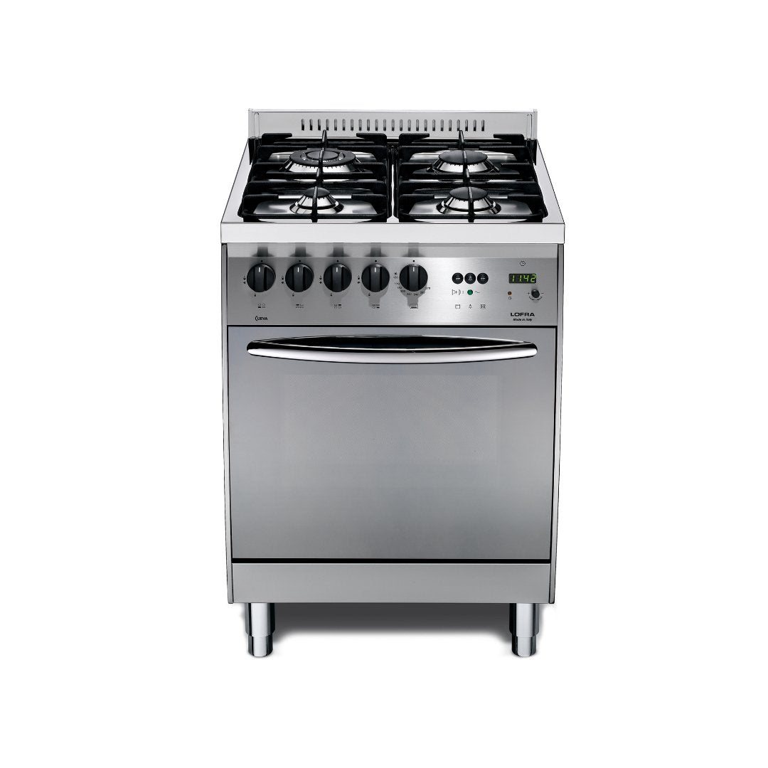 Curva 60 cm Dual Fuel Range Cooker - Stainless Steel - Carvers Interiors - Carvers Interior