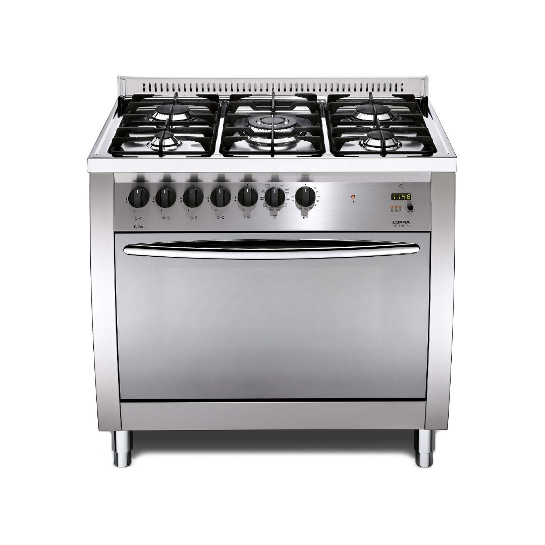 Curva 90 cm Dual Fuel Range Cooker - Stainless Steel - Carvers Interiors - Carvers Interior