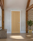 Ely Unfinished Oak - Fire Door 30 - Interior Door - Carvers Interiors - Deanta Doors