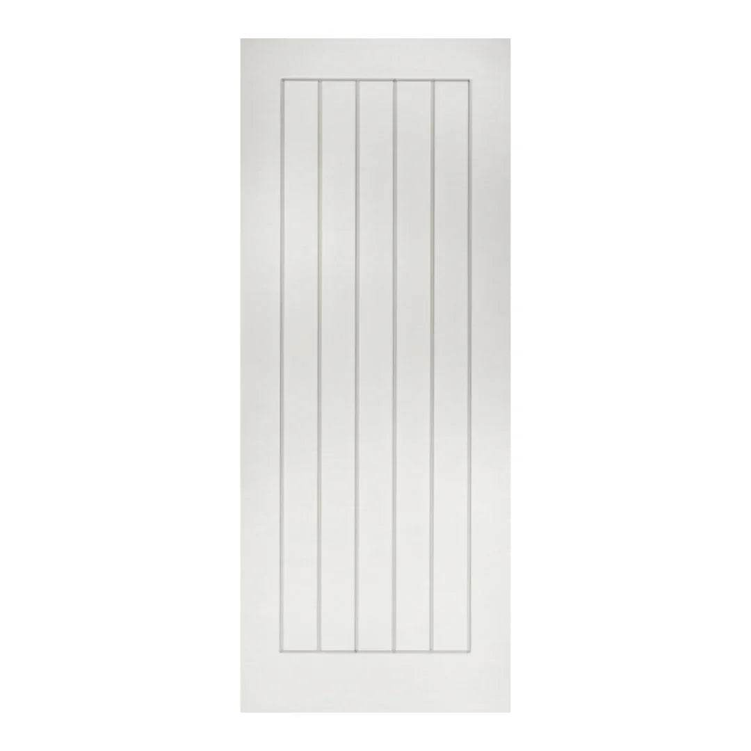Ely White Primed - Fire Door 30 - Interior Door - Carvers Interiors - Deanta Doors