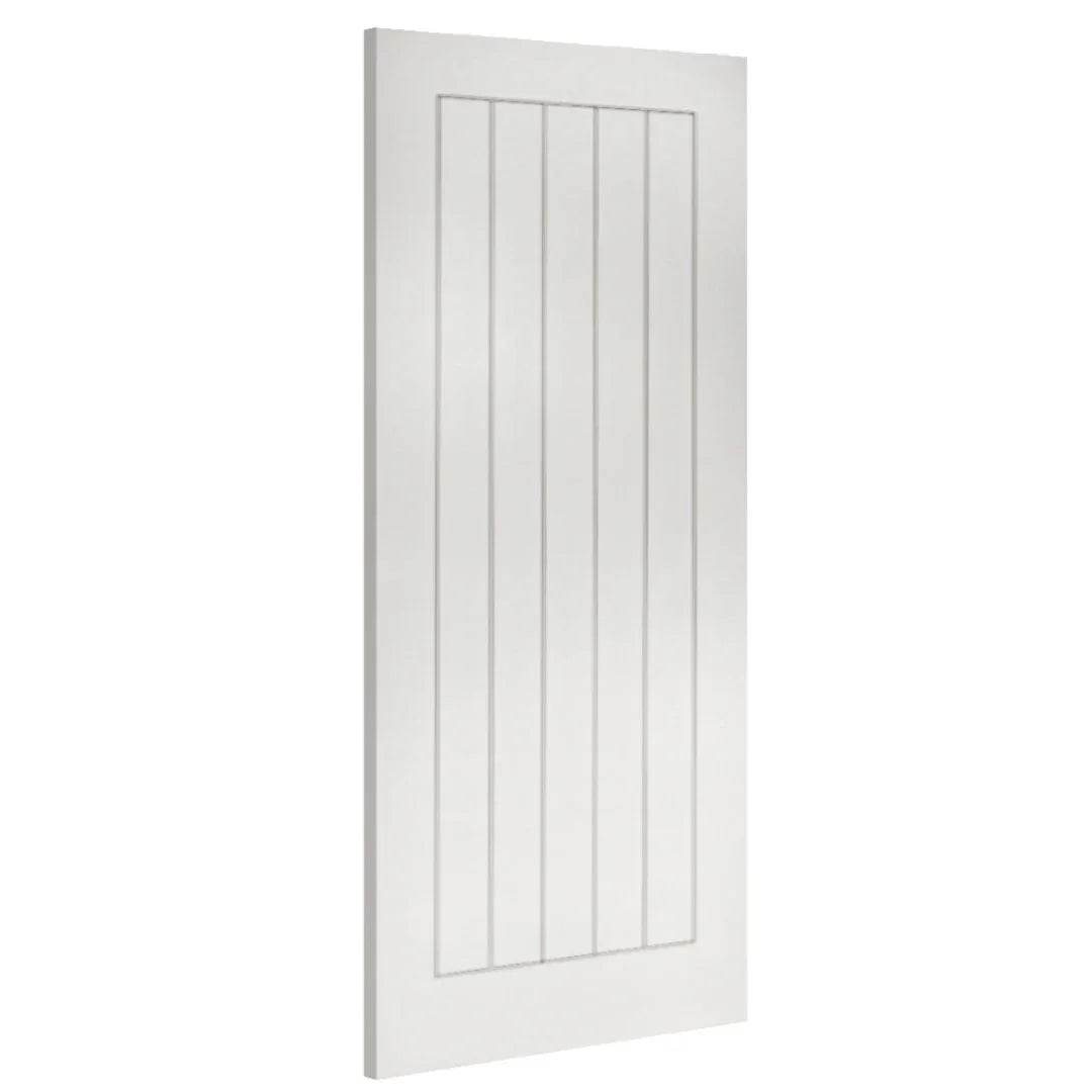 Ely White Primed Interior Door - Carvers Interiors - Deanta Doors