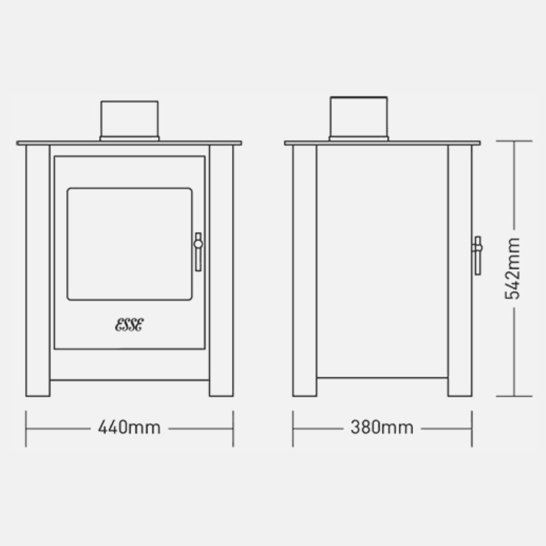 Esse 525 Log Burner - Collection Only - Carvers Interiors - Esse
