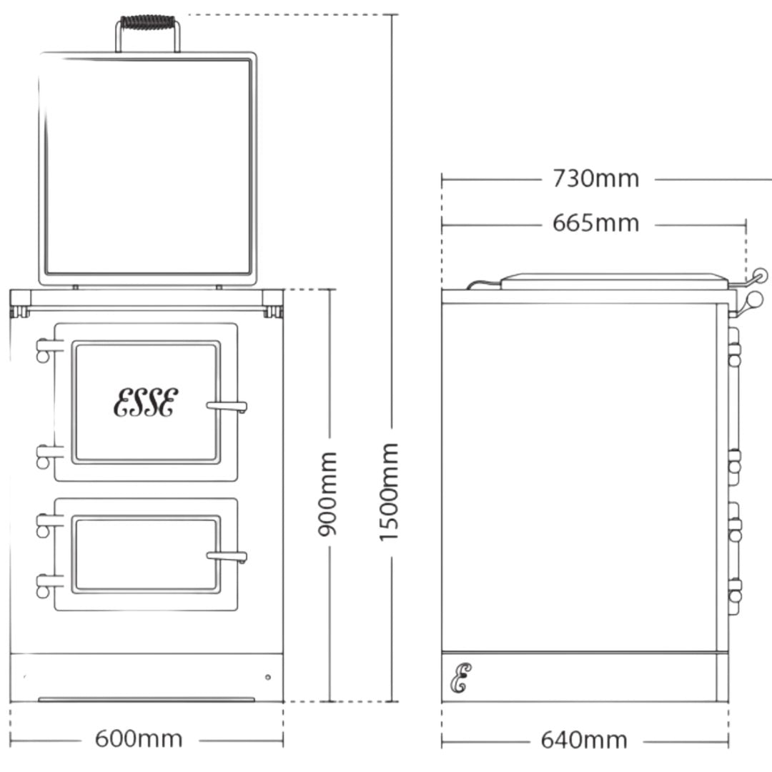 ESSE 600 X - Cream - Carvers Interiors - Carvers Interior