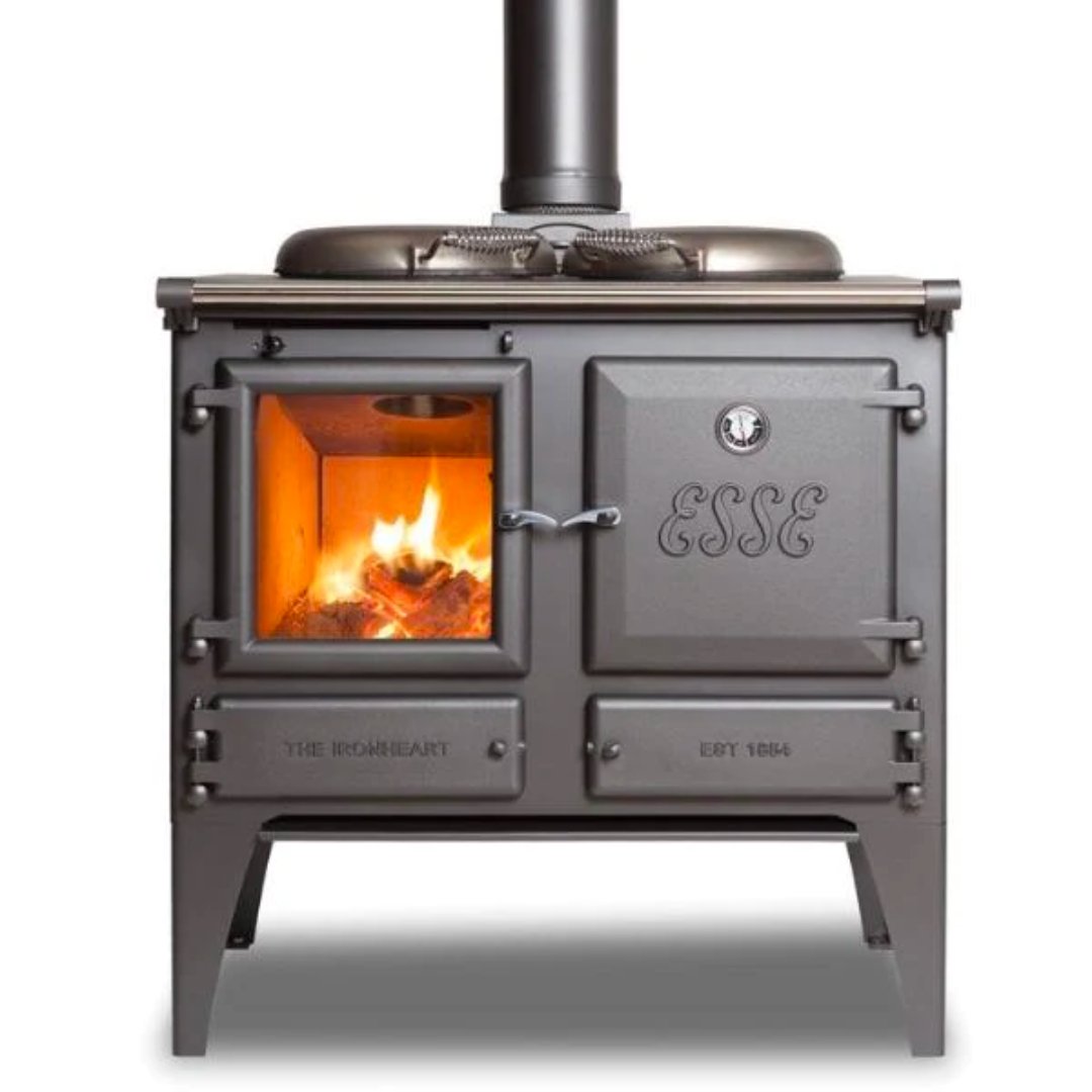 Esse Ironheart Wood Fired Cook Stove - Carvers Interiors - Carvers Interior
