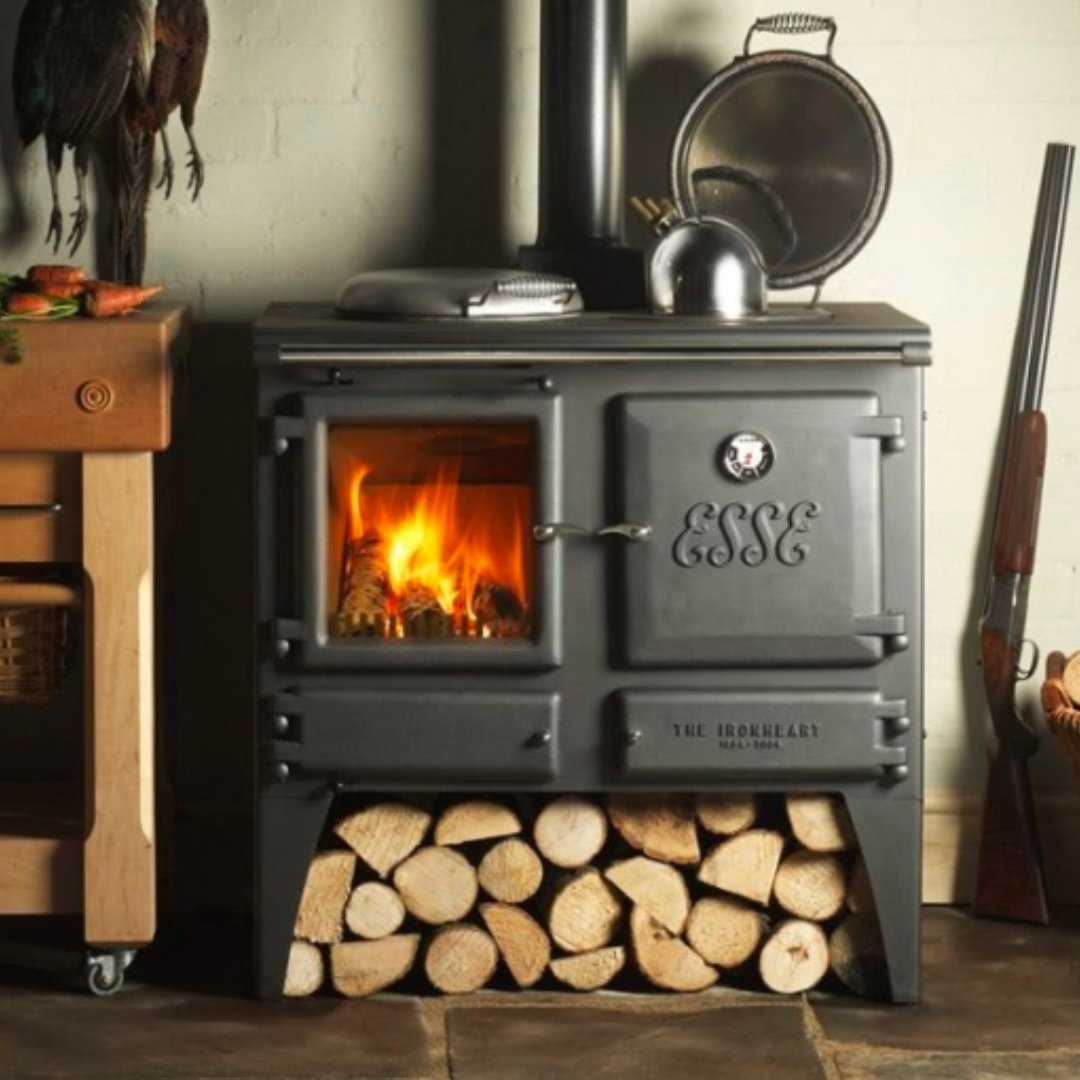 Esse Ironheart Wood Fired Cook Stove - Carvers Interiors