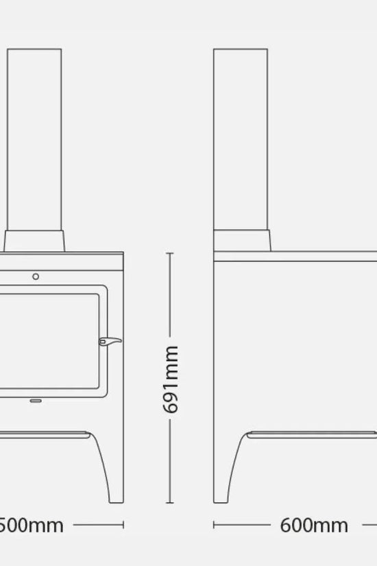 Esse Warmheart 'S' - Carvers Interiors - Cookers and Bathroom Showroom Wolverhampton