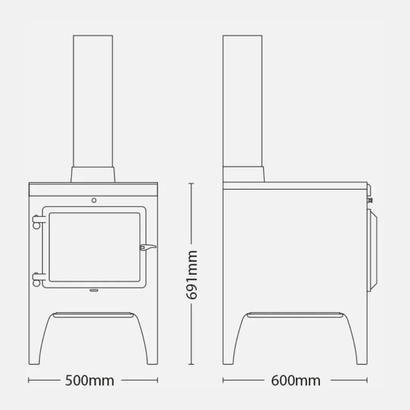 Esse Warmheart 'S' - Carvers Interiors - Cookers and Bathroom Showroom Wolverhampton