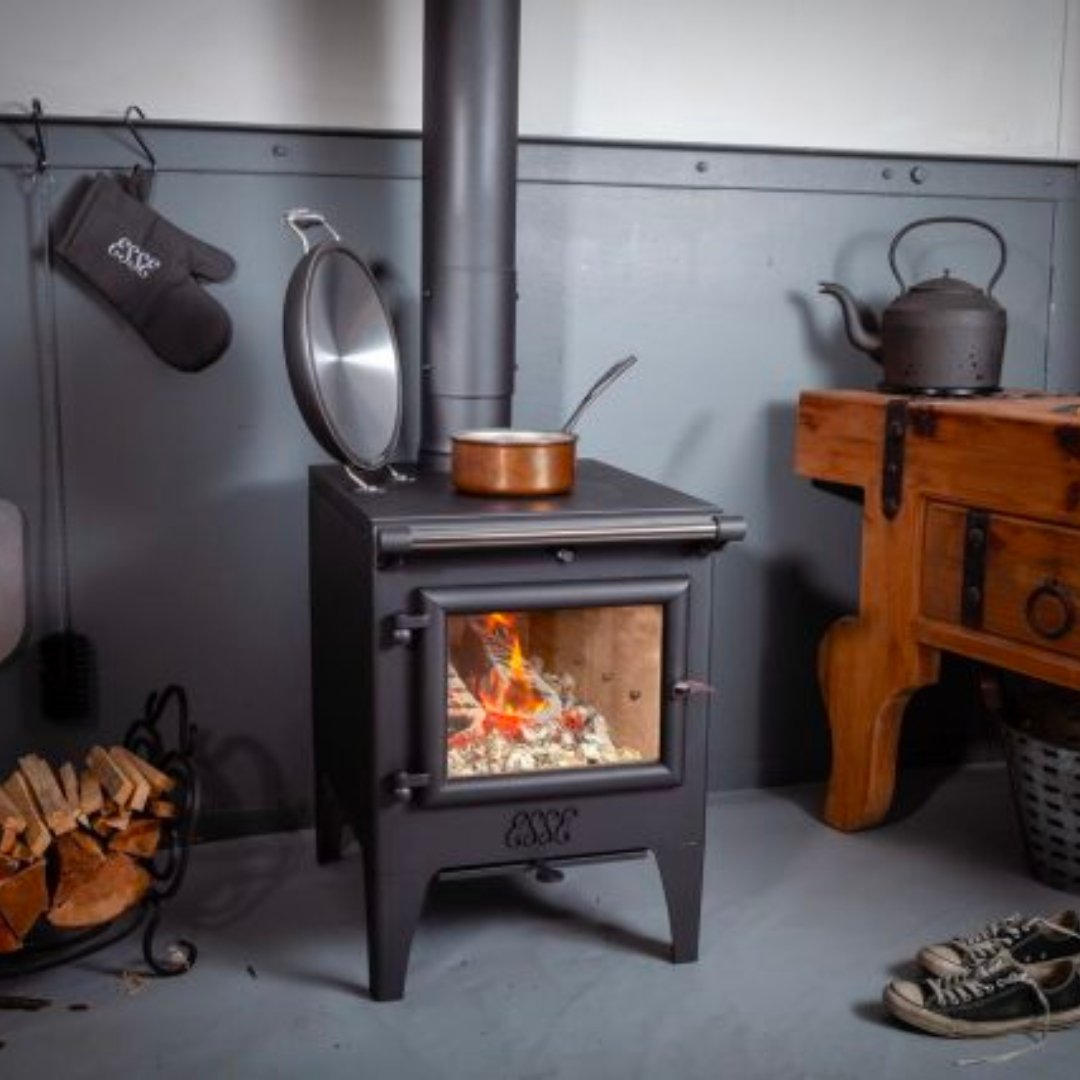 Esse Warmheart wood fired cook stove - Carvers Interiors