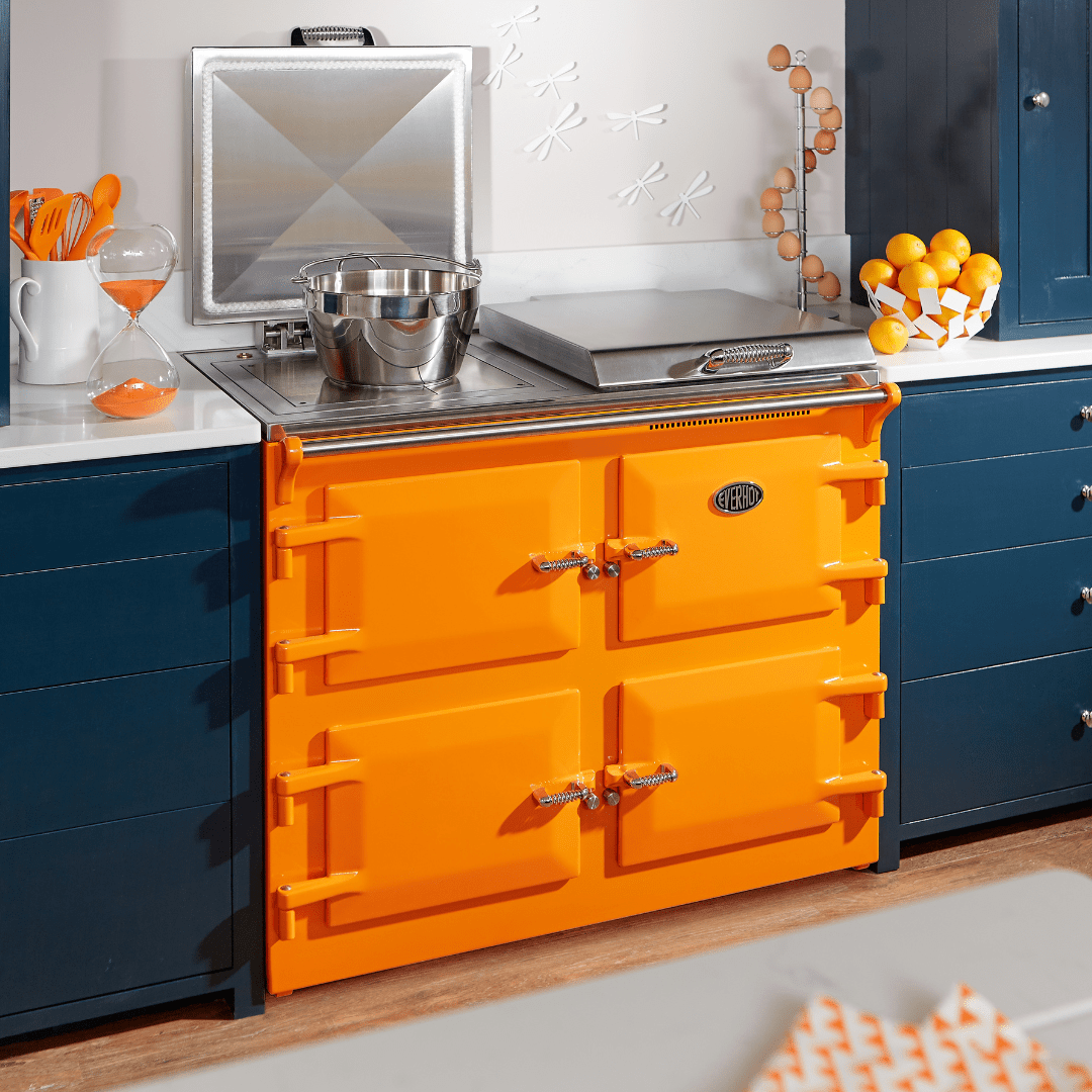Everhot 110+ Series 110cm Electric Cast Iron Range Cooker - Carvers Interiors - Everhot