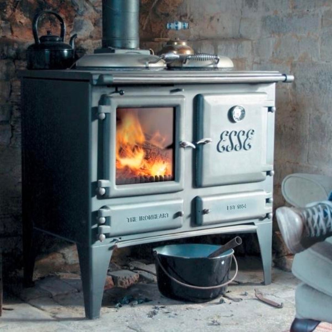 Ex - Demo Esse Ironheart Wood Fired Cook Stove - Carvers Interiors
