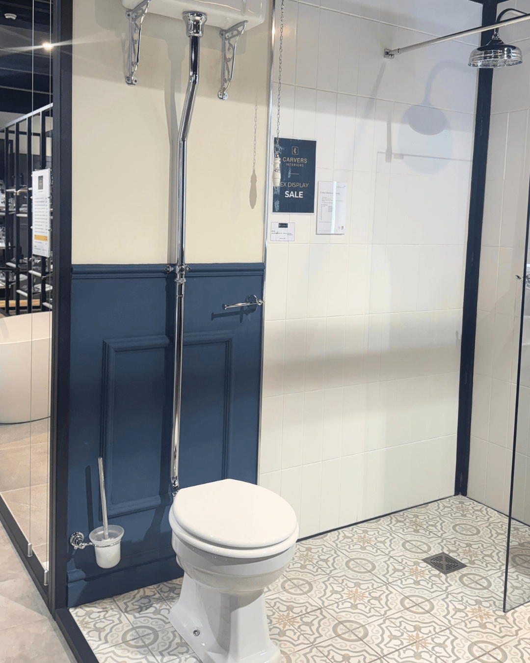 Ex-Display Bathroom Suite - Infinita Padworth Traditional Wetroom - Carvers Interiors - Carvers Interiors