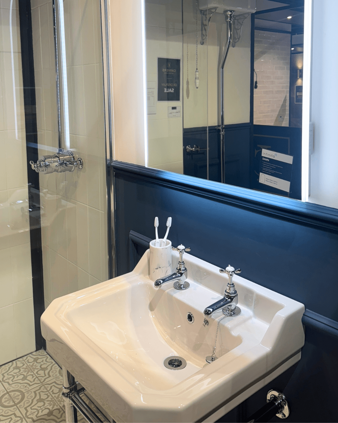 Ex-Display Bathroom Suite - Infinita Padworth Traditional Wetroom - Carvers Interiors - Carvers Interiors