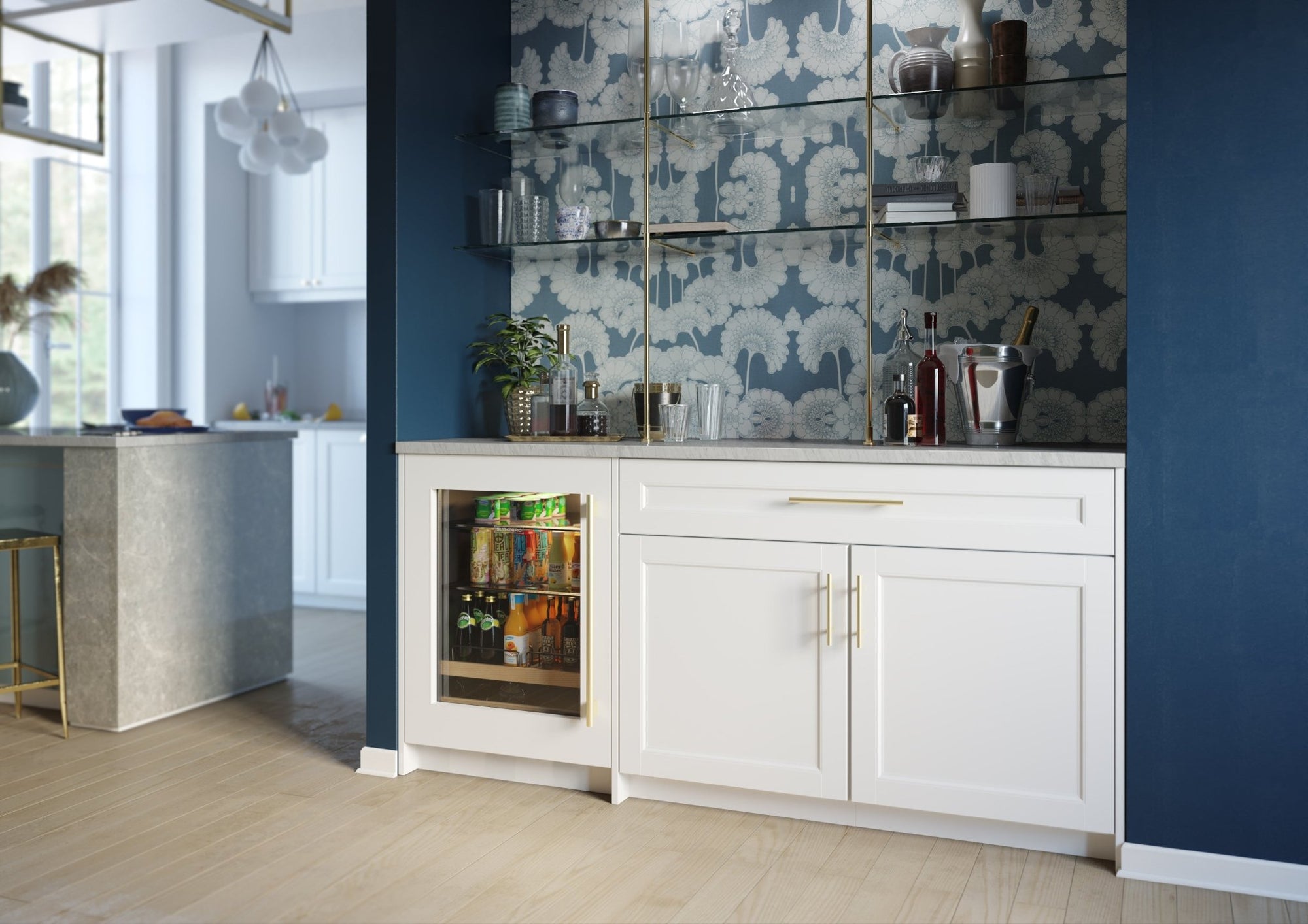 Ex - Display - Sub - Zero Beverage Centre - Integrated - D Rated - Carvers Interiors - Wolf