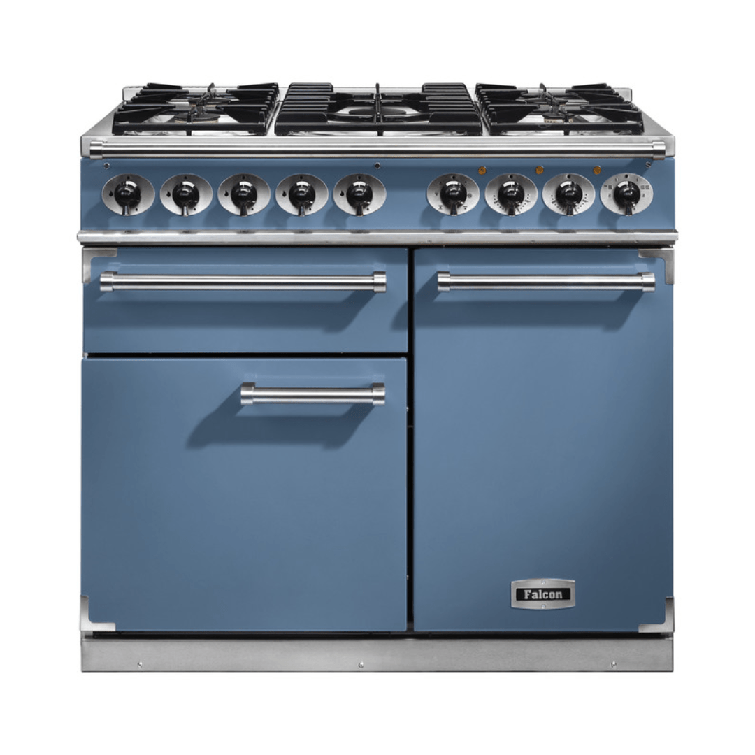 Falcon Deluxe 100cm Dual Fuel Range Cooker - Carvers Interiors