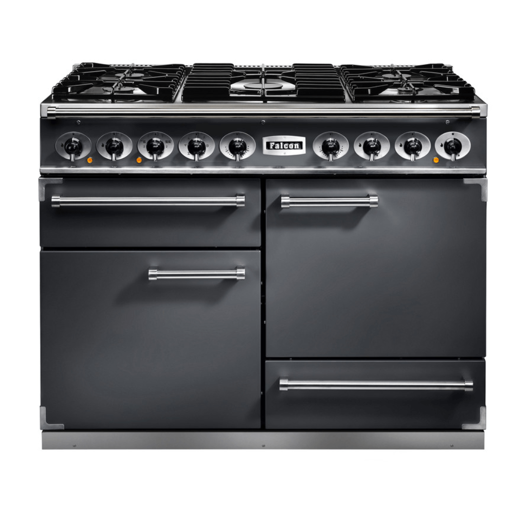 Falcon Deluxe 110cm Dual Fuel Range Cooker - Carvers Interiors - Falcon