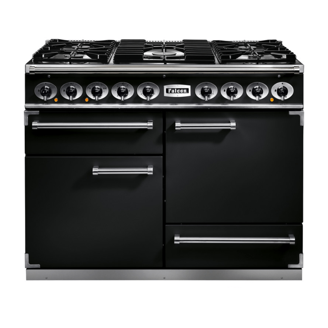 Falcon Deluxe 110cm Dual Fuel Range Cooker - Carvers Interiors - Falcon