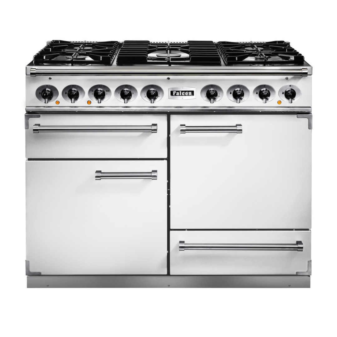 Falcon Deluxe 110cm Dual Fuel Range Cooker - Carvers Interiors - Falcon