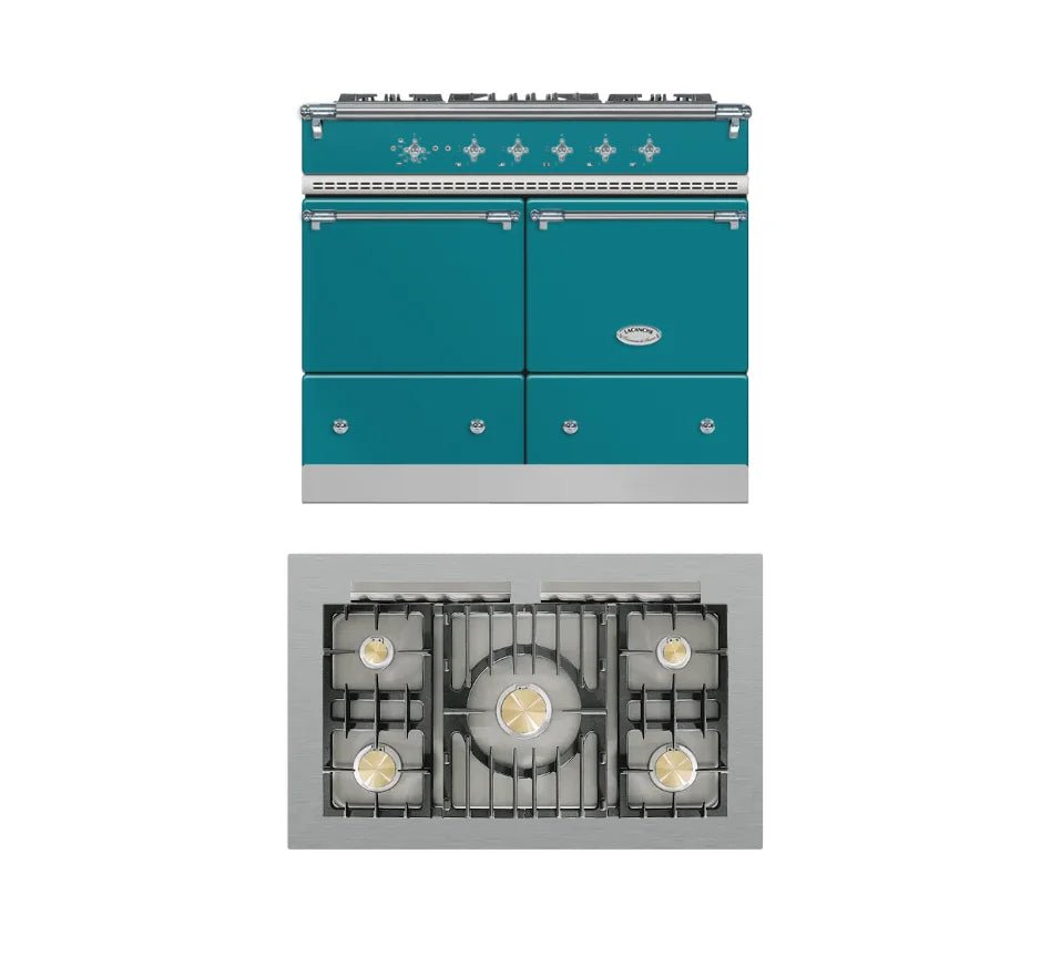 Lacanche Cluny Classic 1000mm Range Cooker - Duck Blue/Chrome - ESTIMATED DECEMBER - Carvers Interiors - Lacanche