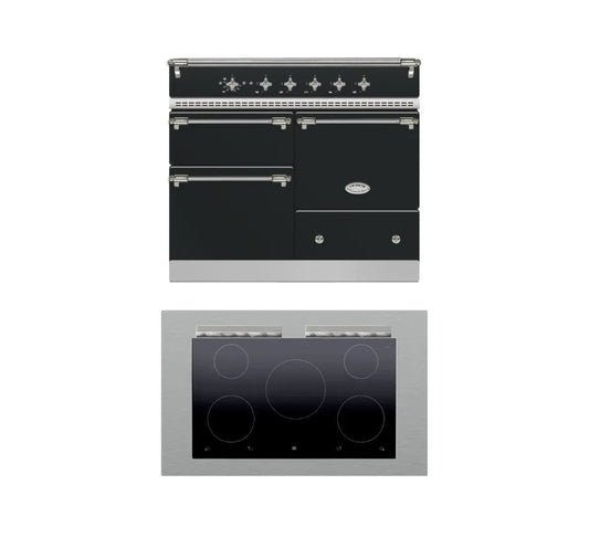 Lacanche Macon Classic 1000mm Range Cooker - Anthracite/Nickel (Induction Hob) - ESTIMATED JANUARY - Carvers Interiors - Lacanche