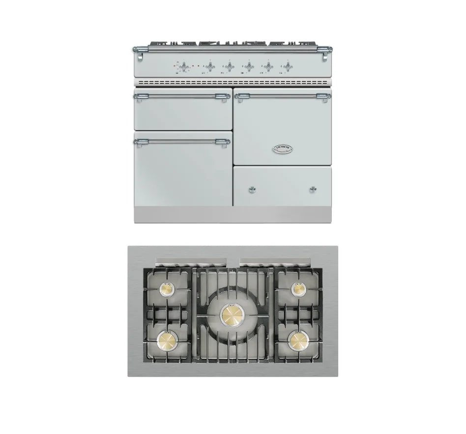 Lacanche Macon Classic 1000mm Range Cooker - Mist Grey/Chrome - ESTIMATED DECEMBER - Carvers Interiors - Lacanche