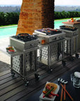 Lacanche Open' Cook - 3 Burner Mobile Hob Module - Outdoor - Carvers Interiors - Carvers Interior