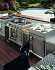 Lacanche Open' Cook - 3 Burner Mobile Hob Module Outdoor Kitchen - Carvers Interiors