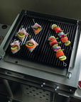 Lacanche Open' Cook - 700mm Wide Integrated Lava Rock Grill Hob with Lid - Outdoor - Carvers Interiors - Carvers Interior