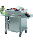 Lacanche Open' Cook - Electric Convection Oven Mobile Module and Shelves - Outdoor Kitchen - Carvers Interiors