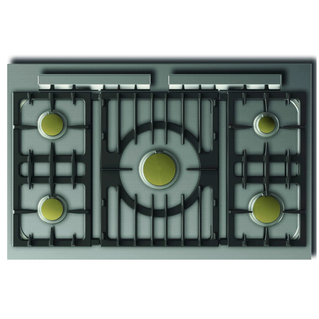 Lacanche Open&#39; Cook - Integrated 5kW Burners Hob with Lid - Outdoor Kitchen - Carvers Interiors