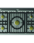 Lacanche Open' Cook - Integrated 5kW Burners Hob with Lid - Outdoor Kitchen - Carvers Interiors