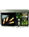 Lacanche Open' Cook - Integrated Gas Plancha and 5kW Burners Hob with Lid - Outdoor - Carvers Interiors - Carvers Interior